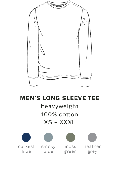 men's long sleeve heavyweight tee