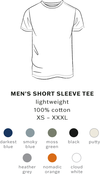 men's short sleeve lightweight tee